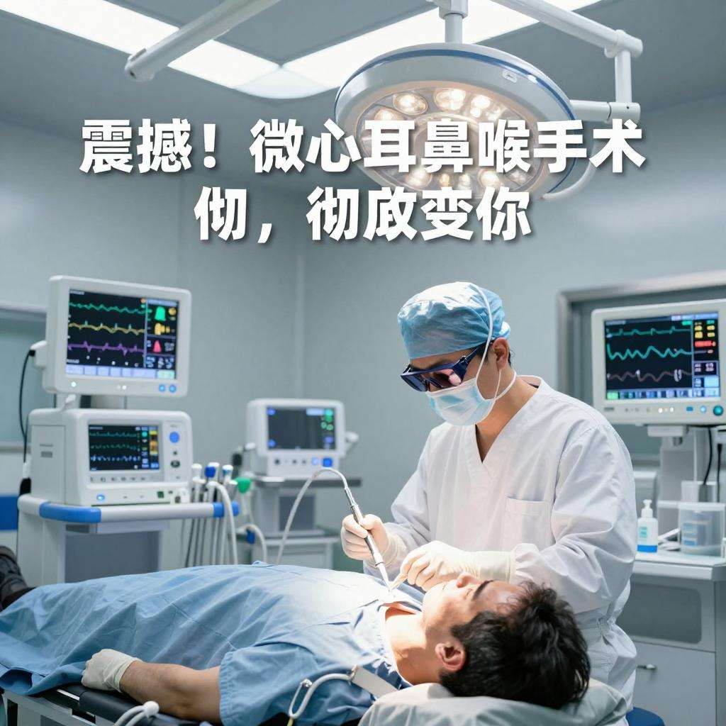 震撼！微创耳鼻喉手术，彻底改变你的康复体验——你知道了吗？在耳鼻喉手术领域，最新