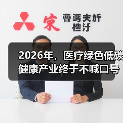 2026年,医疗绿色低碳健康产业终于不喊口号了(图4) 2026年,医疗绿色低碳健康产业终于不喊口号了(图4)