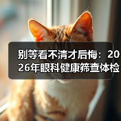 别等看不清才后悔:2026年眼科健康筛查体检避坑指南(图2) 别等看不清才后悔:2026年眼科健康筛查体检避坑指南(图2)