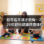 别等看不清才后悔:2026年眼科健康筛查体检避坑指南(图4) 别等看不清才后悔:2026年眼科健康筛查体检避坑指南(图4)