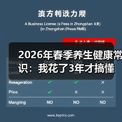 2026年春季养生健康常识：我花了3年才搞懂的5个真相（图2）