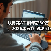 从月薪8千到年薪80万,2026年医疗服务行业竞争格局正在悄悄改变(图2) 从月薪8千到年薪80万,2026年医疗服务行业竞争格局正在悄悄改变(图2)