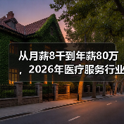 从月薪8千到年薪80万,2026年医疗服务行业竞争格局正在悄悄改变(图1) 从月薪8千到年薪80万,2026年医疗服务行业竞争格局正在悄悄改变(图1)