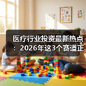医疗行业投资最新热点：2026年这3个赛道正在被疯抢（图1）