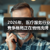 2026年,医疗服务行业竞争格局正在悄悄洗牌(图1) 2026年,医疗服务行业竞争格局正在悄悄洗牌(图1)