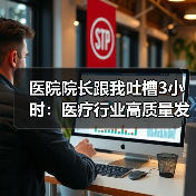 医院院长跟我吐槽3小时：医疗行业高质量发展到底卡在哪？（图1）