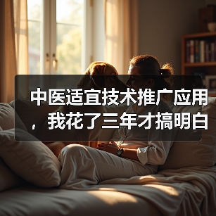 中医适宜技术推广应用,我花了三年才搞明白这件事(图2) 中医适宜技术推广应用,我花了三年才搞明白这件事(图2)