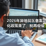 2026年异地就医备案简化政策来了,别再傻傻跑断腿了(图1) 2026年异地就医备案简化政策来了,别再傻傻跑断腿了(图1)