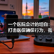一个医院会计的坦白:打击医保骗保行为,我差点把自己送进去(图1) 一个医院会计的坦白:打击医保骗保行为,我差点把自己送进去(图1)