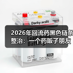 2026年回流药黑色链条整治:一个药贩子朋友教会我的事(图2) 2026年回流药黑色链条整治:一个药贩子朋友教会我的事(图2)