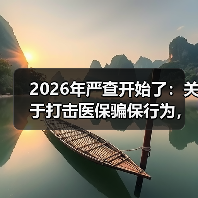 2026年严查开始了:关于打击医保骗保行为,我想说点大实话(图4) 2026年严查开始了:关于打击医保骗保行为,我想说点大实话(图4)