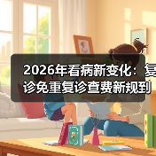 2026年看病新变化:复诊免重复诊查费新规到底省了多少钱?(图4) 2026年看病新变化:复诊免重复诊查费新规到底省了多少钱?(图4)