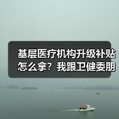 基层医疗机构升级补贴怎么拿？我跟卫健委朋友喝了两杯才搞明白（图1）