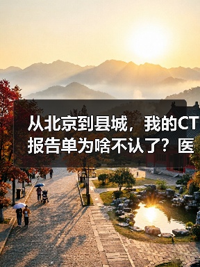 从北京到县城,我的CT报告单为啥不认了?医学检查结果跨院互认全解析(图1) 从北京到县城,我的CT报告单为啥不认了?医学检查结果跨院互认全解析(图1)