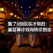 跑了6趟医院才明白:基层首诊双向转诊到底省不省钱(图1) 跑了6趟医院才明白:基层首诊双向转诊到底省不省钱(图1)