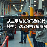从三甲院长落马到药代转型：2026医疗反腐最新政策正在改写谁的命运？（图1）
