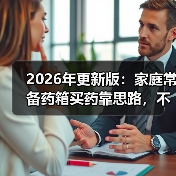 2026年更新版：家庭常备药箱买药靠思路，不靠堆药（图2）