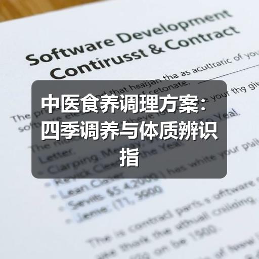 中医食养调理方案:四季调养与体质辨识指南(图2) 中医食养调理方案:四季调养与体质辨识指南